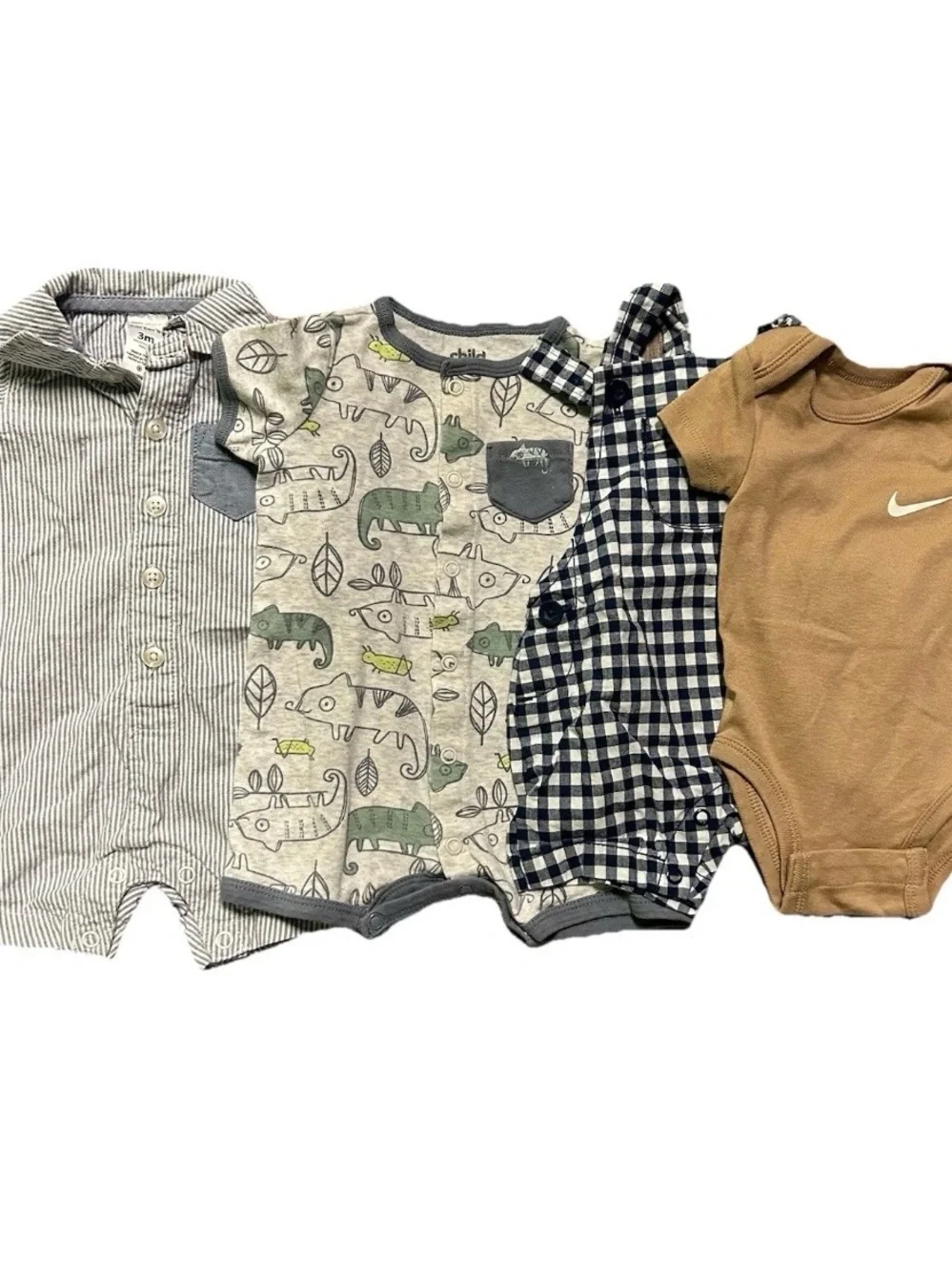 Baby Boy Summer Clothing Rompers Overalls Nike Size 0-3 Months